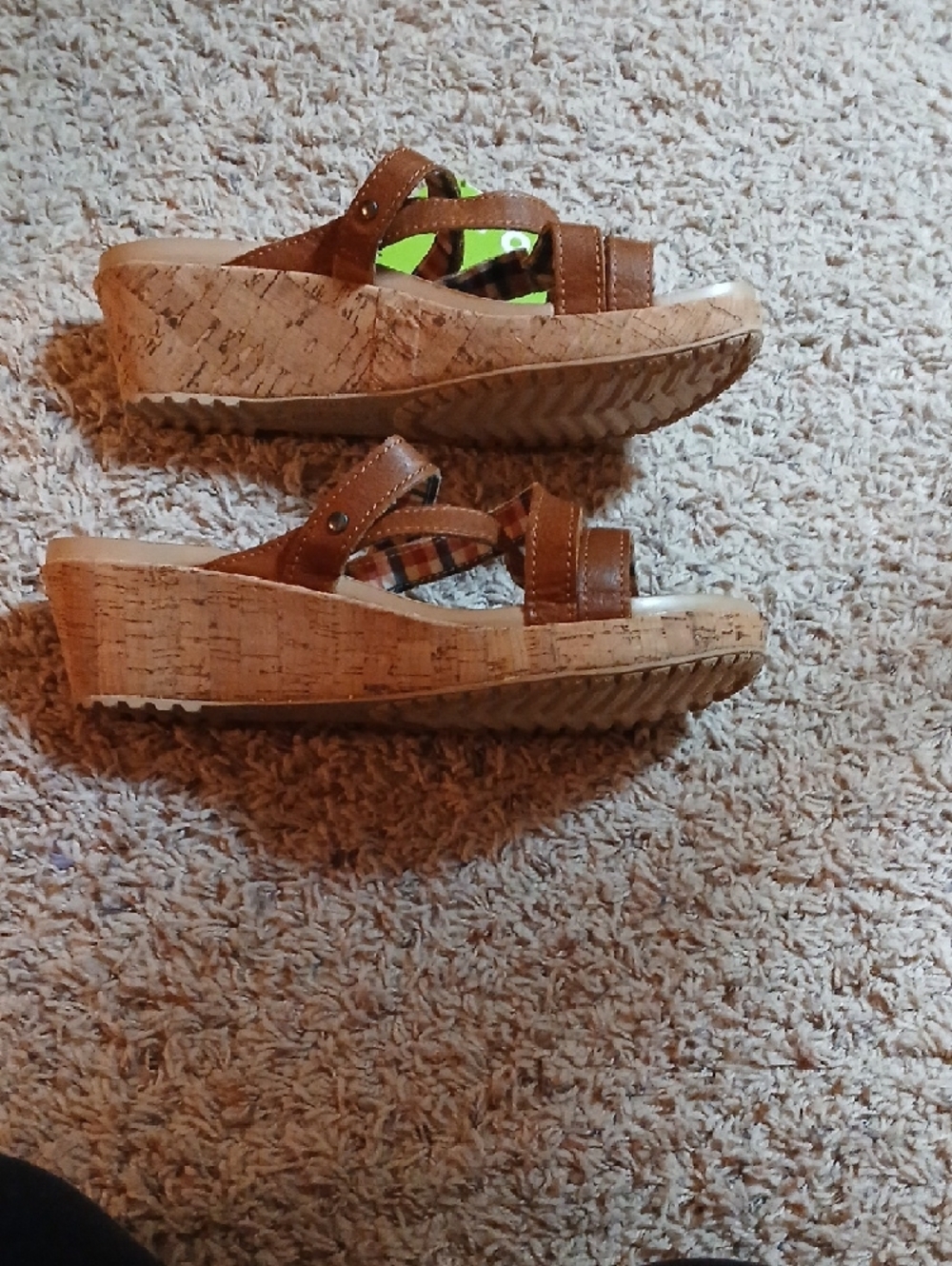 CROCS Brown Multi-Strap Slide Sandals - Picture 8 of 8